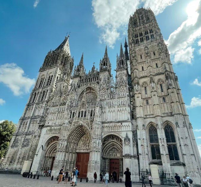 Rouen Old Town &amp; Cathedral, Rouen, Normandy, France